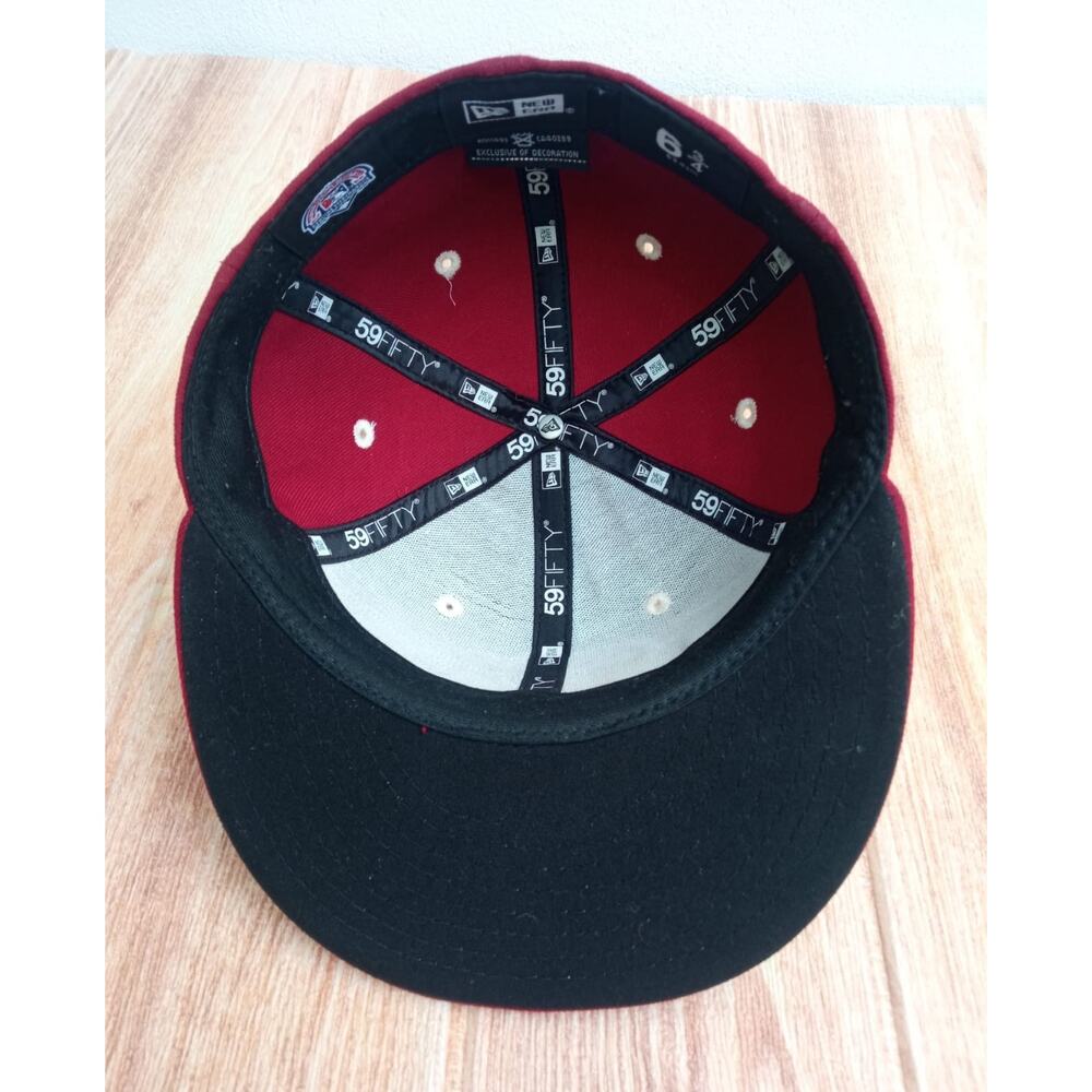 New Era 59Fifty Frisco RoughRiders Hat Ball Cap Red Size 6 3/4 MiLB - Picture 8 of 9